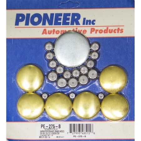 Pioneer Pioneer PIOPE275B Big Block Chevy Gen V Freeze Plug Kit - Marine - Brass PIOPE275B